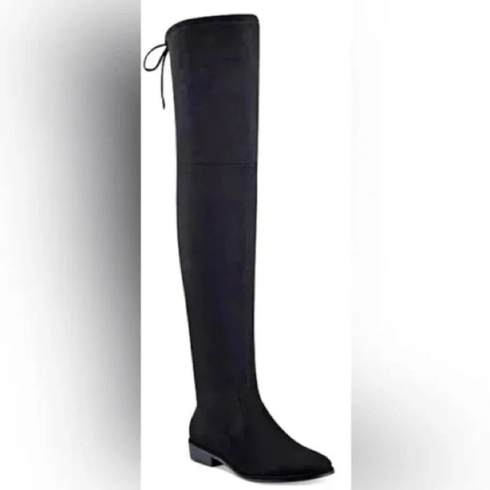 Marc‎ Fisher Women's Black Over-the-Knee Boots Suede